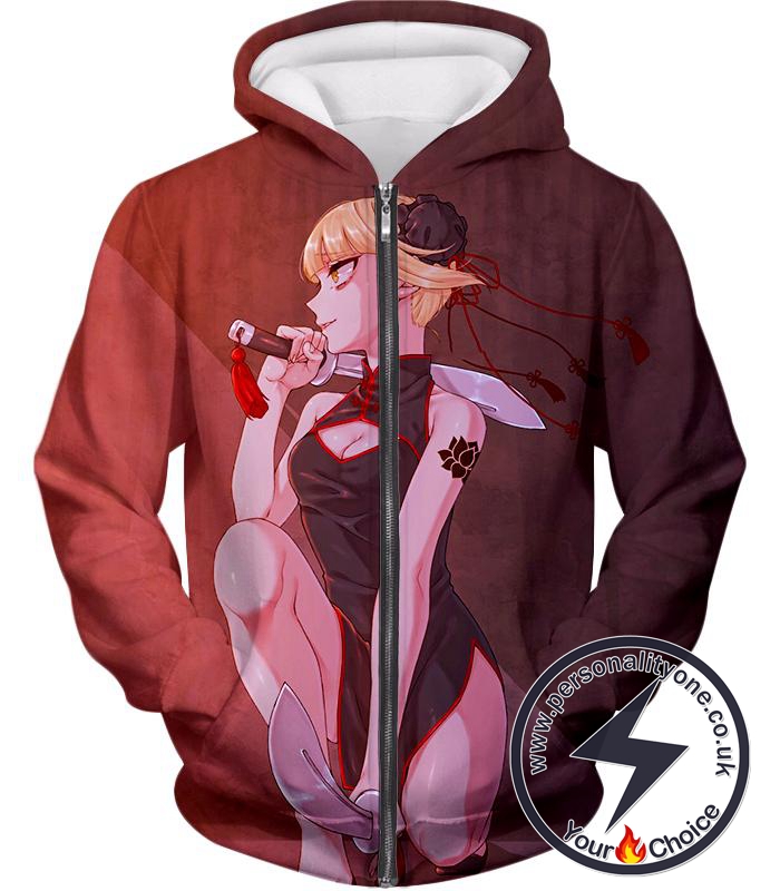 My Hero Academia Transforming Villain My Hero Academia Himiko Toga Cool Anime Zip Up Hoodie